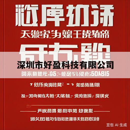 深圳市好盈科技有限公司(深圳市好盈科技有限公司是做什么产品)